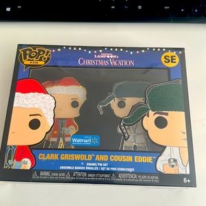 Pop pin Clark Griswold and cousin Eddie